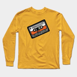 Retro Vintage Cassette Tape illustraton Long Sleeve T-Shirt